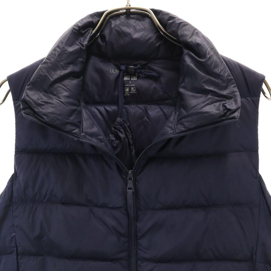 新品未使用タグ付き 美品 ユニクロ ウルトラライトダウンベスト 袋付きSサイズ ユニクロ（UNIQLO） 美品 ウルトラライト ダウンベスト S ネイビー