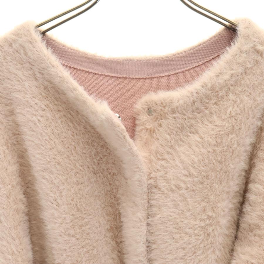 PLST フェザーヤーン2wayカーディガン　ピンク PLST(プラステ)公式 | フェザーヤーン2WAYカーディガン