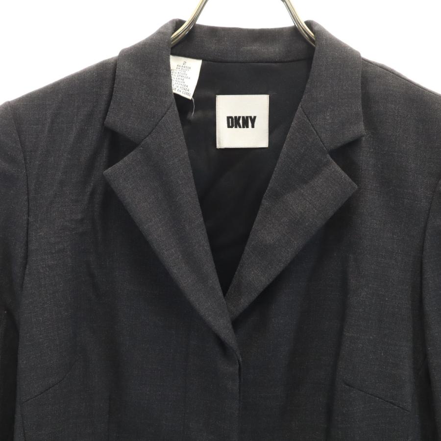 DKNY テーラードジャケット ブラック DKNY（ダナ・キャラン・ニューヨーク） 美品 ディーケーエヌワイ