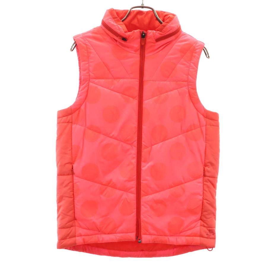 NIKE ダウンベスト 水玉 NIKE（ナイキ） ドット柄 中綿ベスト XS ピンク系 メンズ 古着 中古