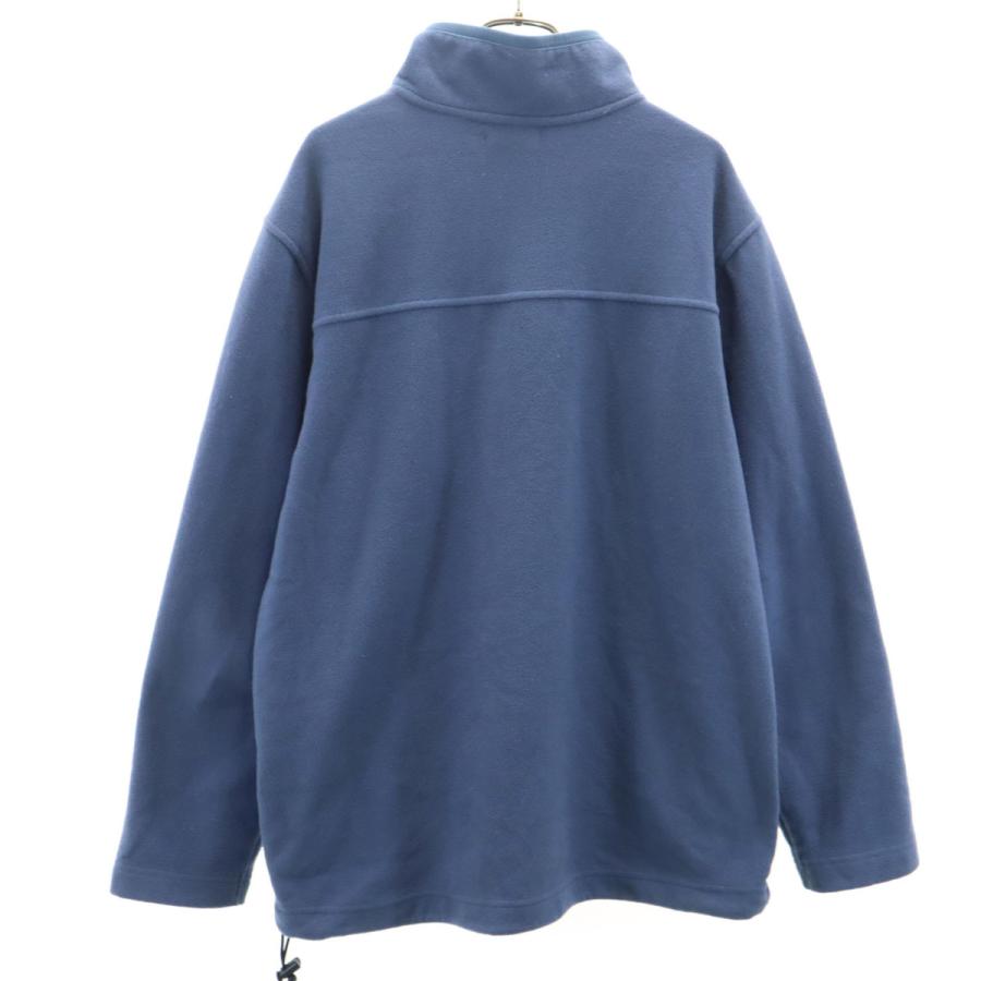 GAP（ギャップ） ハーフジップ フリースジャケット XL ブルー系 プル