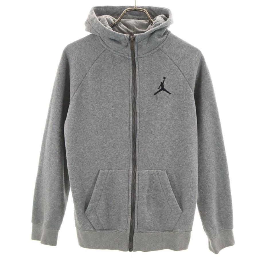 Jordan フルジップパーカー XXL グレー 新品 NIKE JORDANフルジップパーカー 2XL グレー 希少サイズ ナイキ