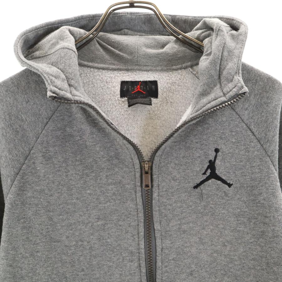 AIR JORDAN エアジョーダン 長袖 スウェット ジップパーカー XL グレー