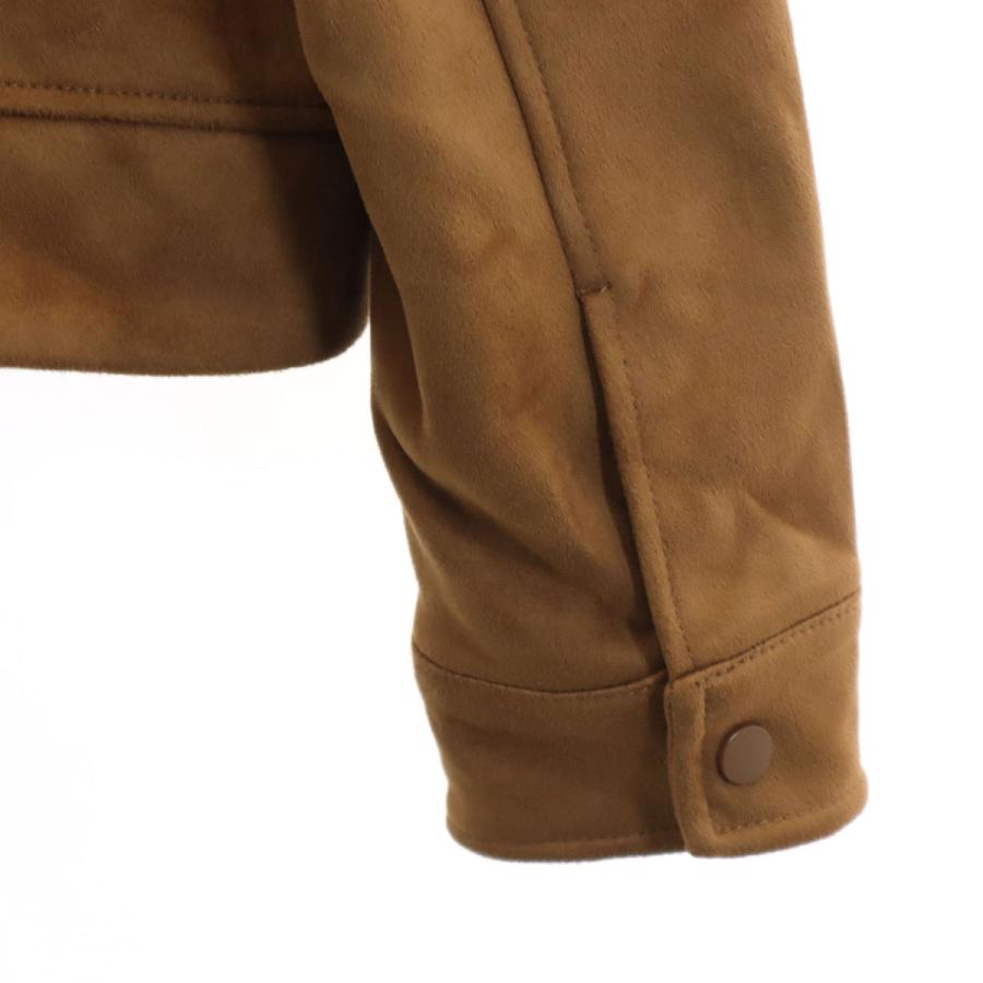 ZARA（ザラ） スエード ジャケット L キャメル メンズ 古着 中古