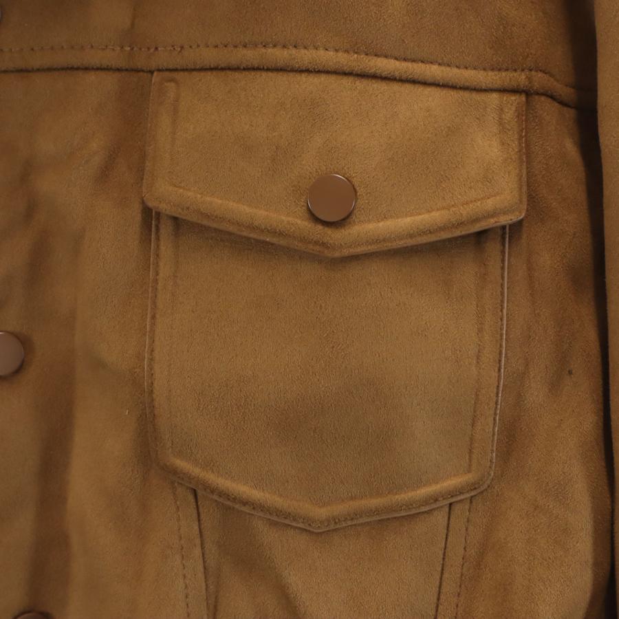 ZARA（ザラ） スエード ジャケット L キャメル メンズ 古着 中古