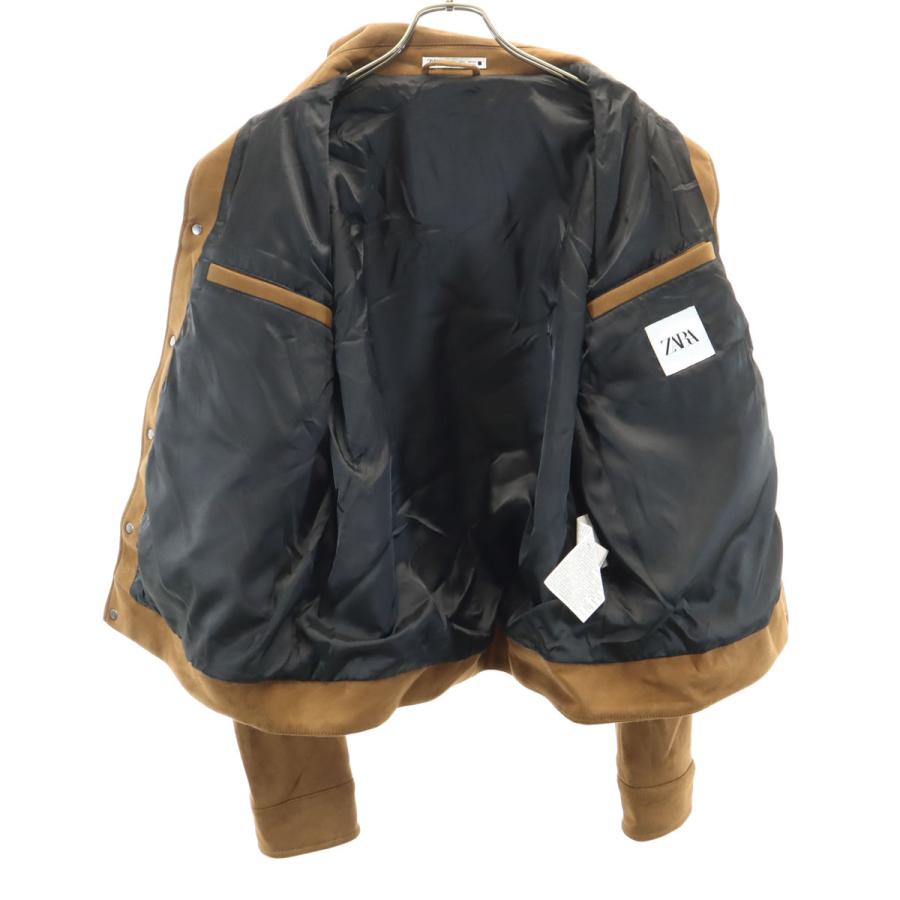ZARA（ザラ） スエード ジャケット L キャメル メンズ 古着 中古