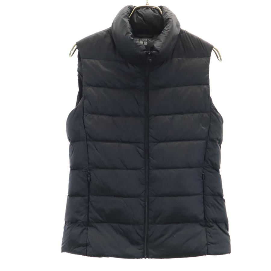 新品未使用タグ付き 美品 ユニクロ ウルトラライトダウンベスト 袋付きSサイズ ユニクロ（UNIQLO） ウルトラライト ダウンベスト S ブラック 収納袋