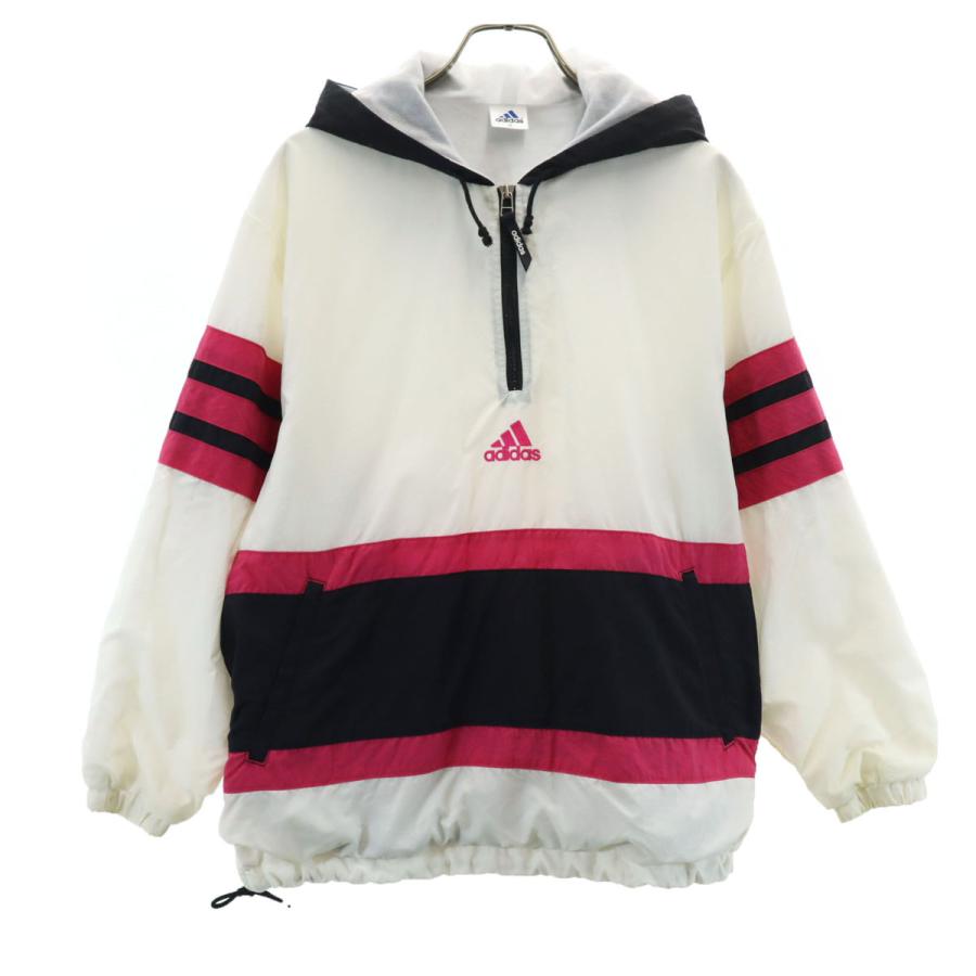 adidas（アディダス） 90s 日本製 オールド ハーフジップ ナイロン 