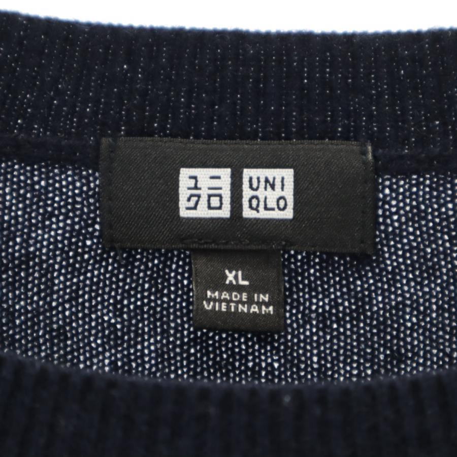 ユニクロ（UNIQLO） カシミヤ100％ 長袖 クルーネック セーター XL