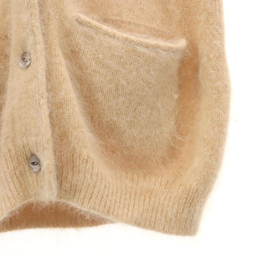 J6379 美品 ロンハーマン コンチョ釦ローゲージカーディガン ベージュ XL J6379 美品 ロンハーマン コンチョ釦ローゲージカーディガン ベージュ XL