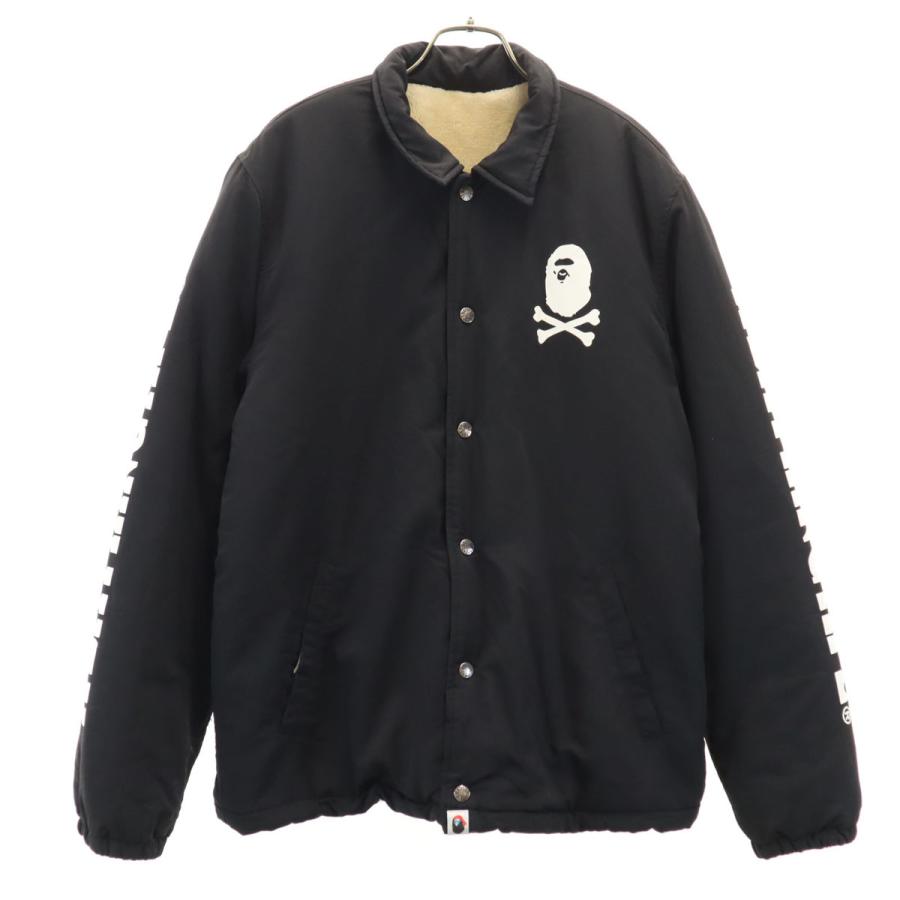 A BATHING APE（アベイシングエイプ） コーチジャケット L ブラック 裏