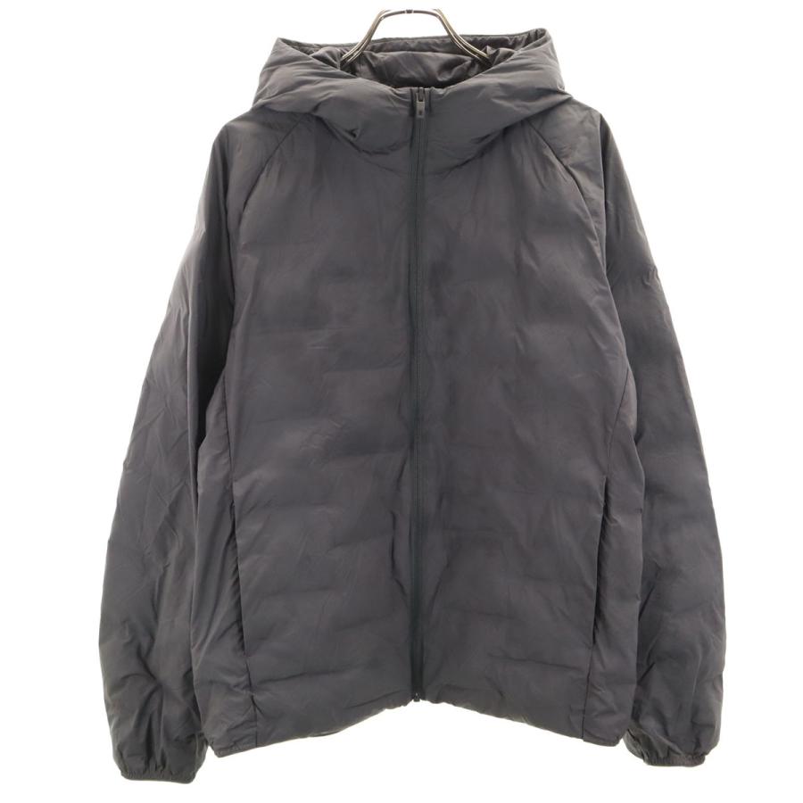 ユニクロ（UNIQLO） 長袖 パフテック パーカー L グレー 中綿 PUFFTECH 