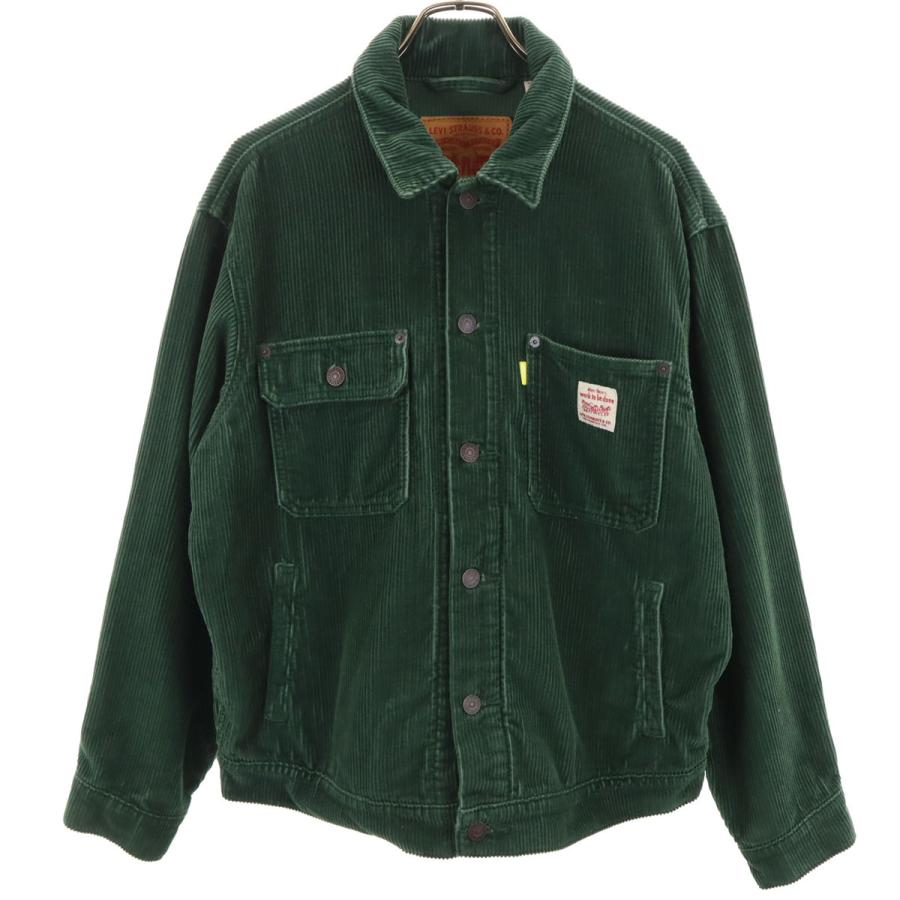 Levi's（リーバイス） ビッグE 長袖 コーデュロイシャツ S グリーン