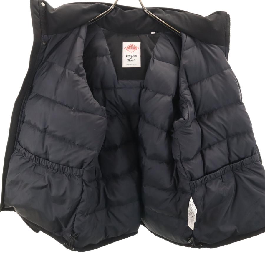 【極美品】DANTON ダントン フーデッド ダウン ジャケット 黒 S Danton（ダントン） フーデッド ダウンジャケット S ブラック メンズ