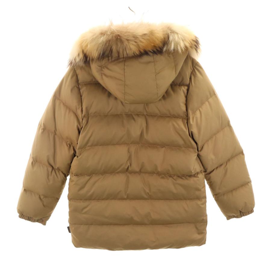 MONCLER（モンクレール） ファー付き ダウンジャケット 0 0 カーキ