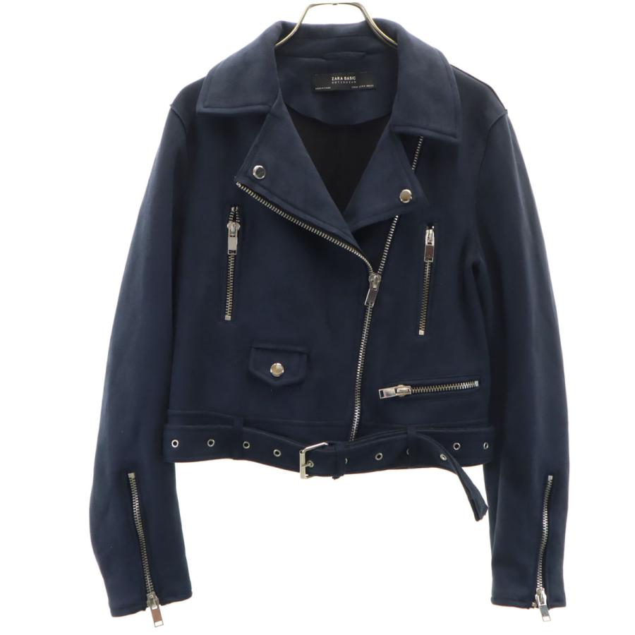 ZARA BASIC（ザラベーシック） フェイクスエード ダブルライダース