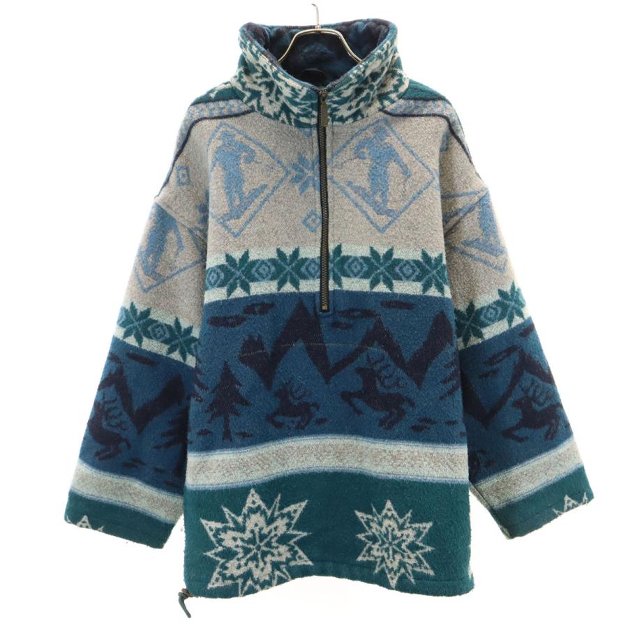 L.L.Bean（エルエルビーン） 80s 90s オールド ノルディック柄 ハーフ