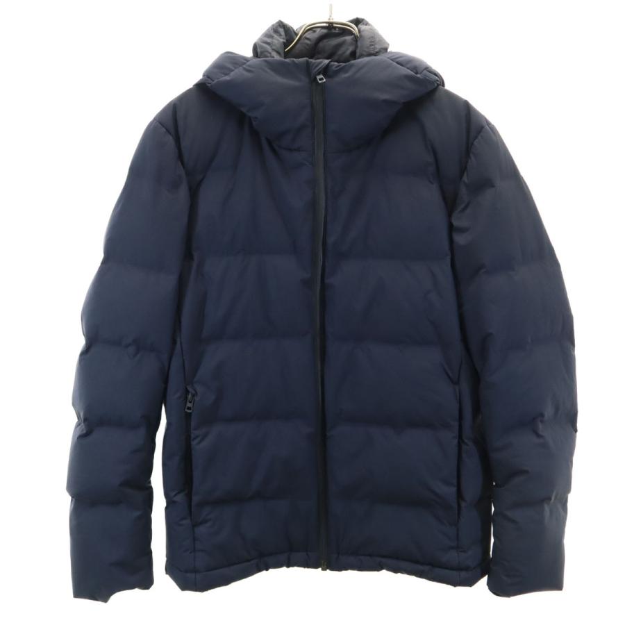 ユニクロ（UNIQLO） シームレス ダウンジャケット S ネイビー メンズ