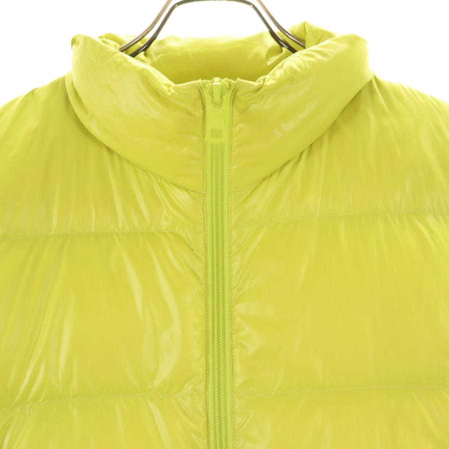 ユニクロ（UNIQLO） ウルトラライトダウンジャケット S 黄緑 収納袋