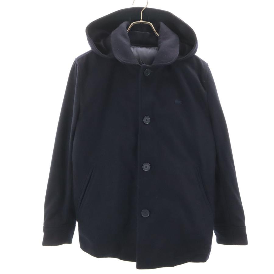 LACOSTE（ラコステ） ウールブレンド 3WAY ダウンコート 3 ネイビー