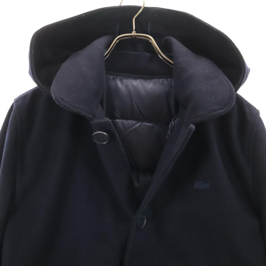 LACOSTE（ラコステ） ウールブレンド 3WAY ダウンコート 3 ネイビー