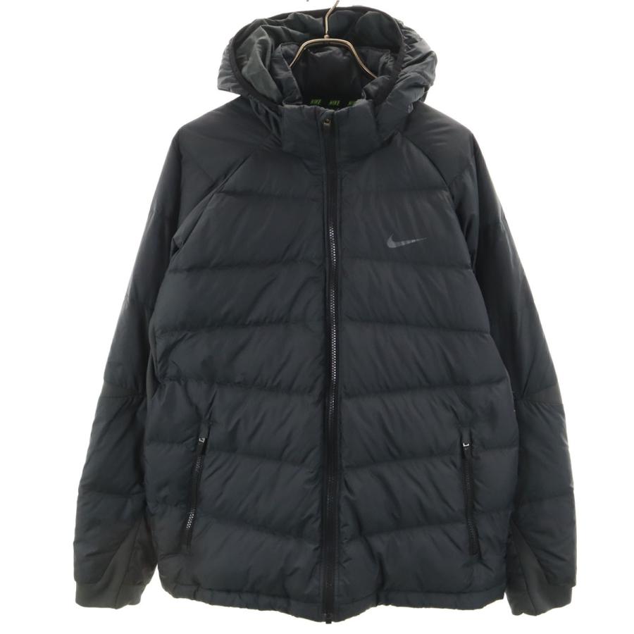 NIKE（ナイキ） ダウンジャケット L ブラック メンズ 古着 中古 