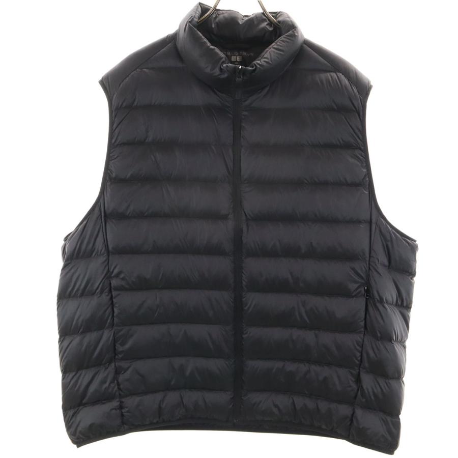 ユニクロ（UNIQLO） 美品 ウルトラライト ダウンベスト 4XL ブラック