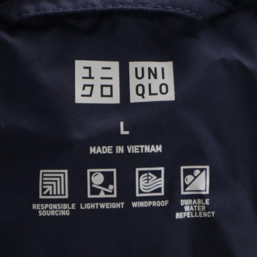 ユニクロ（UNIQLO） シームレス ダウンパーカー L ネイビー 3Dカット