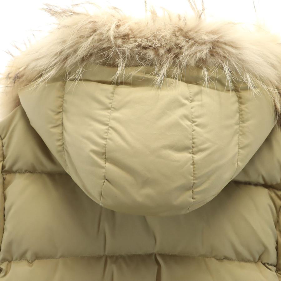 MONCLER（モンクレール） ダウンジャケット ベージュ ラクーンファー