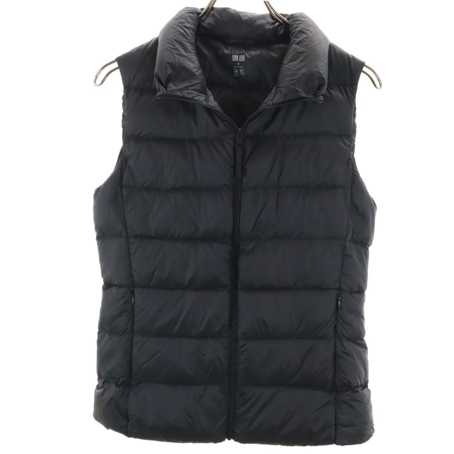 ユニクロ（UNIQLO） ウルトラライト ダウンベスト M ブラック 収納袋