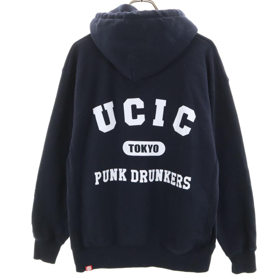 PUNK DRUNKERS（パンクドランカーズ） 長袖 スウェットパーカー M