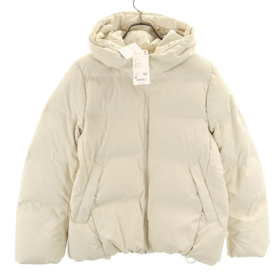 ユニクロ（UNIQLO） 未使用 シームレス ダウンパーカー M アイボリー