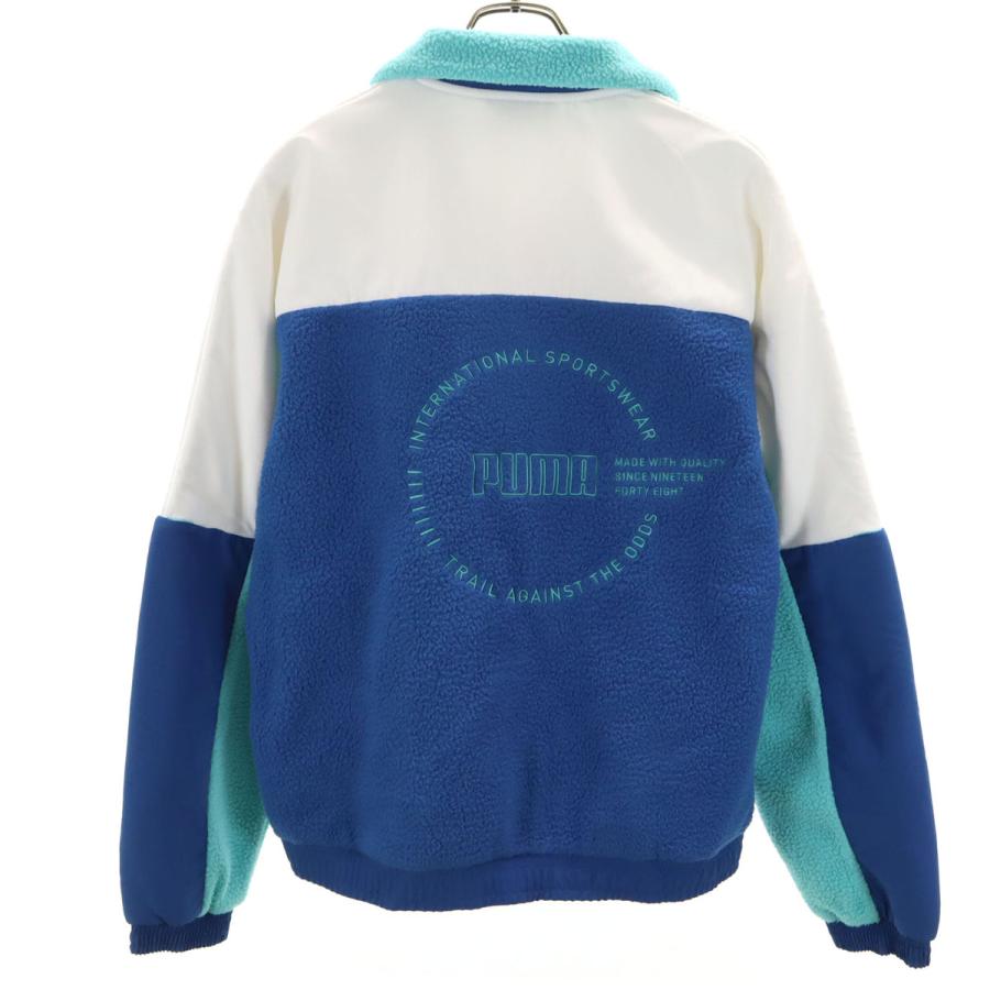 PUMA（プーマ） フリースジャケット S ブルー系 メンズ 古着 中古 