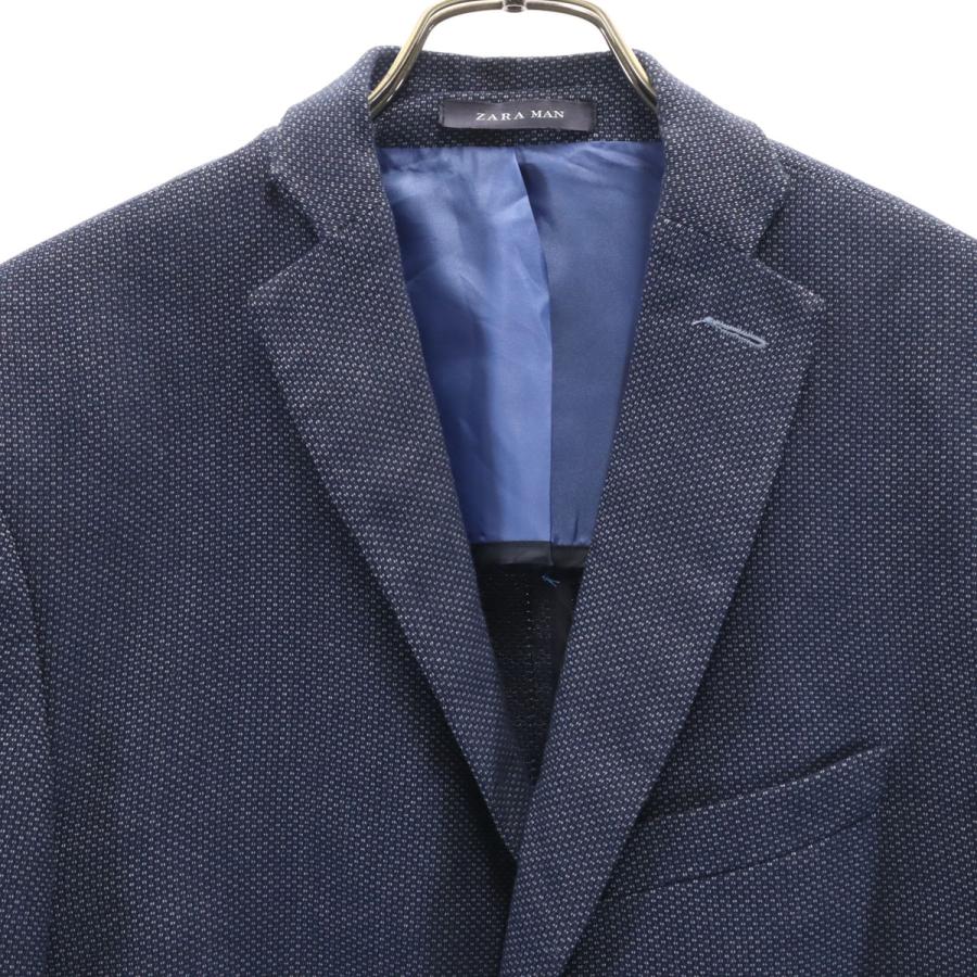 ZARA MAN ザラマン テーラードジャケット 46 ネイビー ブレザー メンズ