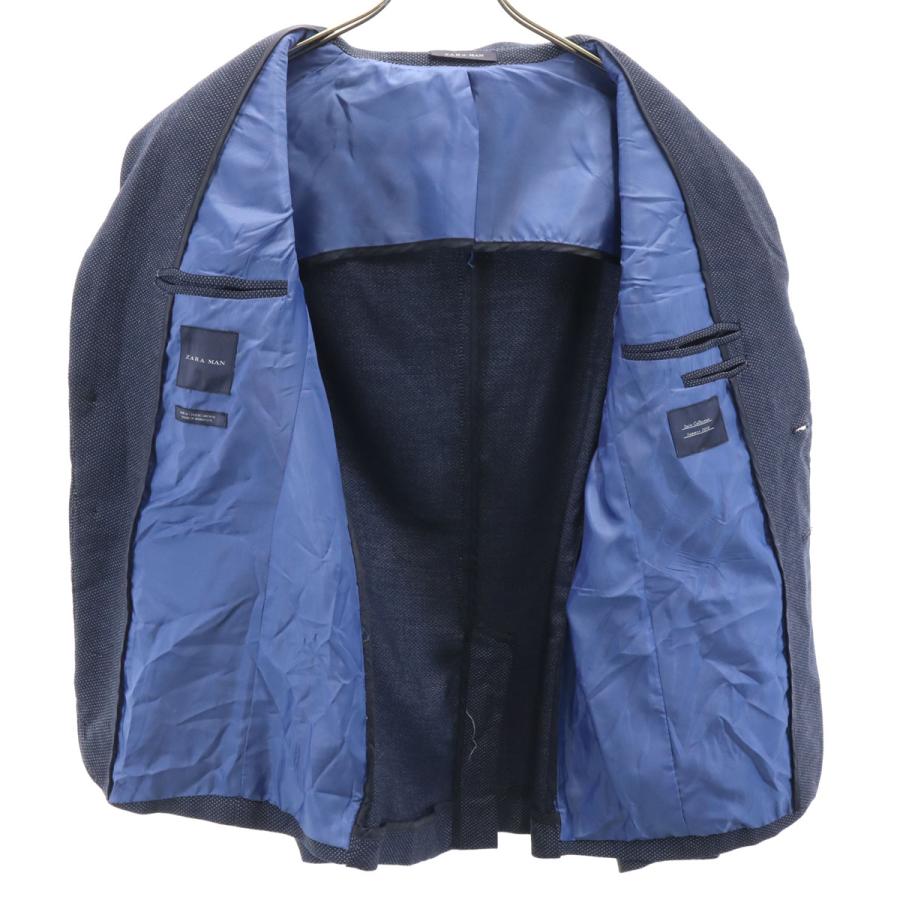 ZARA MAN ザラマン テーラードジャケット 46 ネイビー ブレザー メンズ