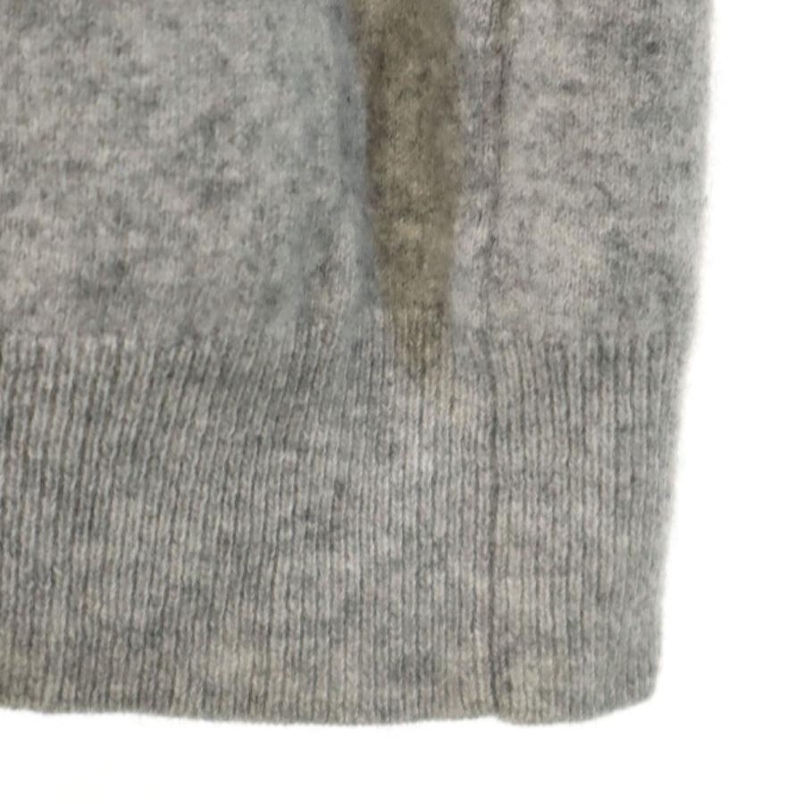 ユニクロ（UNIQLO） カシミヤ100％ 長袖 Vネック セーター XL グレー