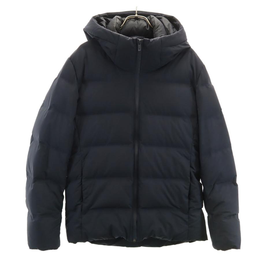 ユニクロ（UNIQLO） シームレス ダウンパーカー M ネイビー メンズ 
