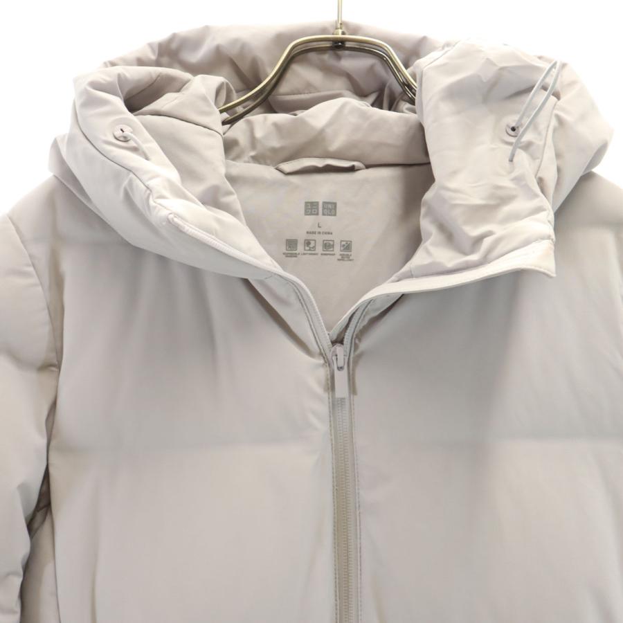 未使用級✨UNIQLOユニクロ シームレスダウンコート L グレー ユニクロ公式 | シームレスダウンコート