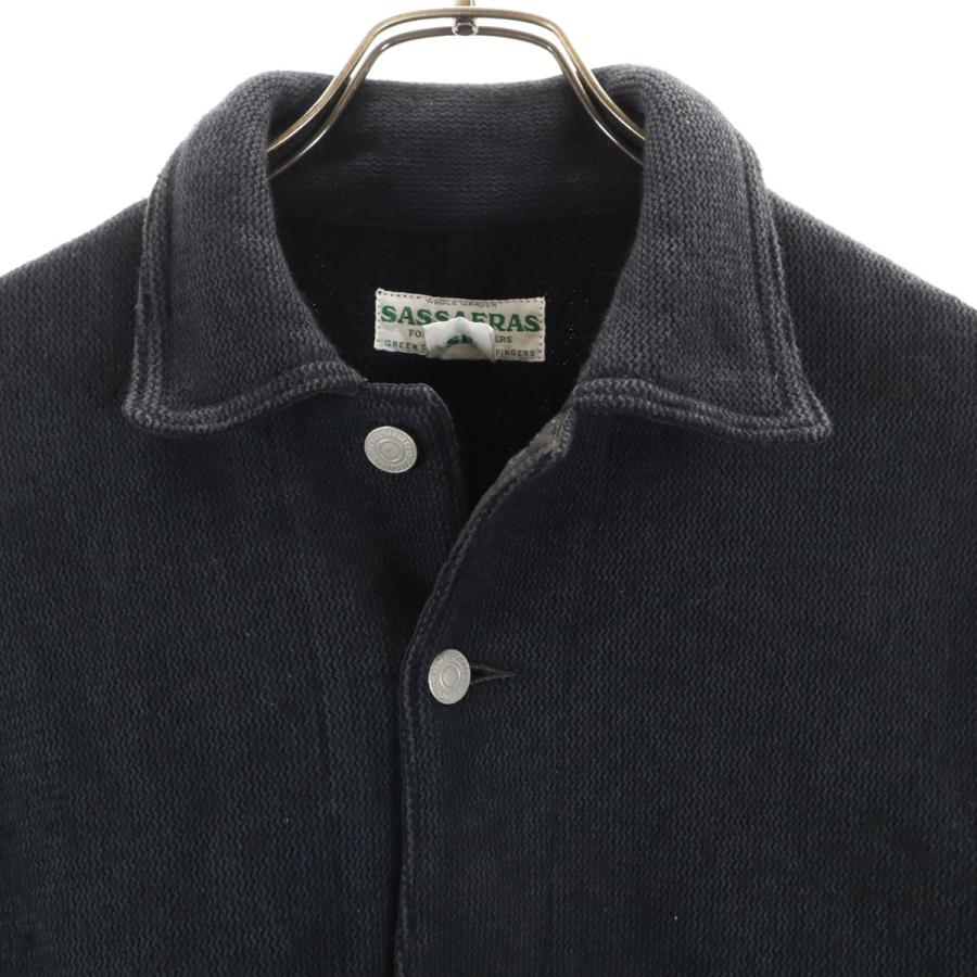 日本製 SASSAFRAS カバーオール ネイビー Lサイズ SASSAFRAS 日本製ネイビーカバーオール Mサイズ 【公式通販】