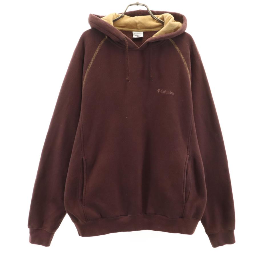 【中古】パーカー　メンズ（L） Columbia（コロンビア） 長袖 パーカー L ブラウン系 アウトドア