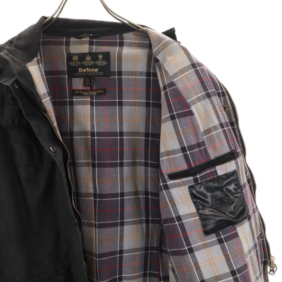 Barbour バブアー 英国製 3ワラント SMU UTILITY オイルドジャケット 14 ブラック ワックス レディース Barbour（バブアー） 英国製 3ワラント SMU UTILITY オイルド