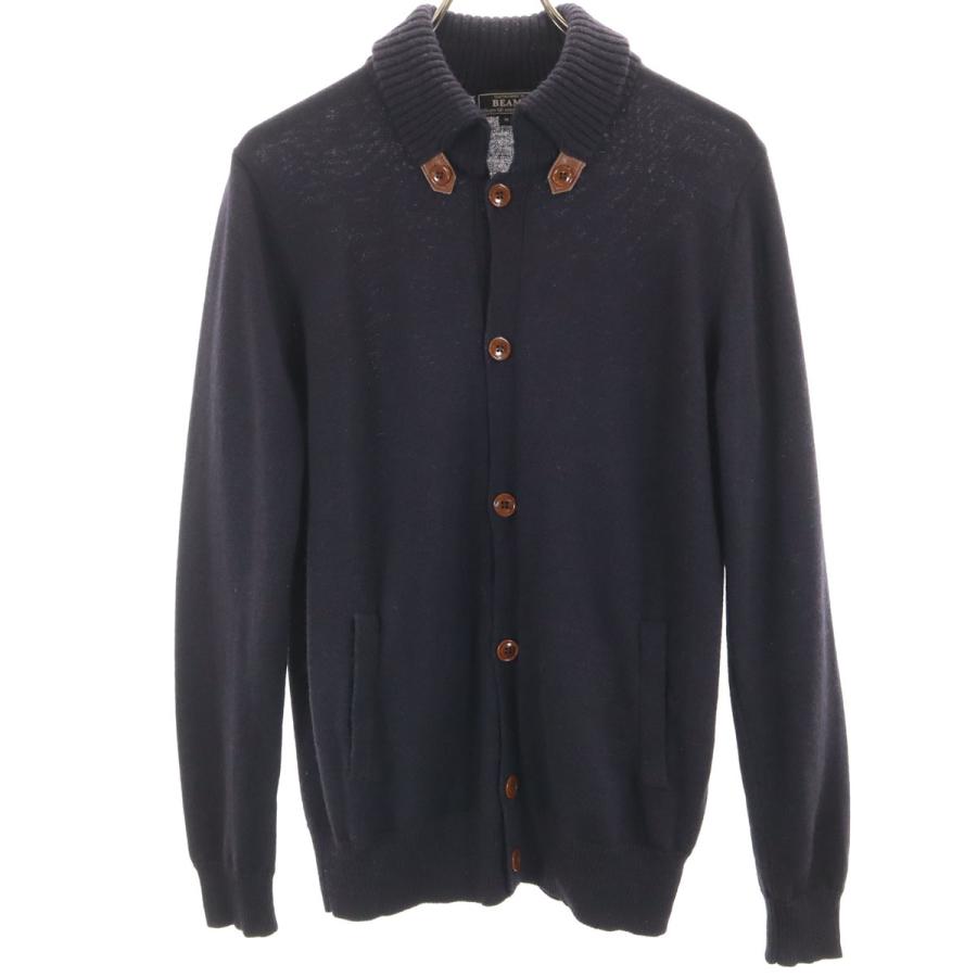 BEAMS（ビームス） 長袖 ドンキーカラー ニットカーディガン M 