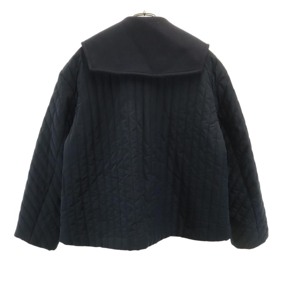 ZARA（ザラ） セーラーカラー キルティングジャケット M ネイビー 