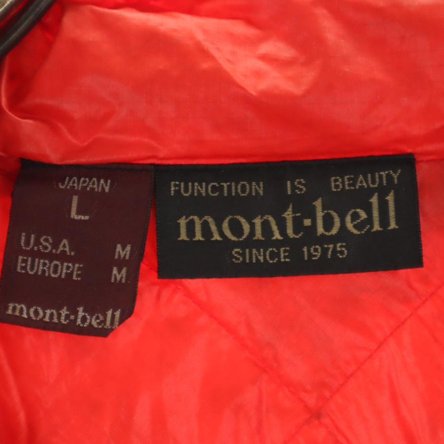 mont-bell（モンベル） インナー ダウンジャケット L 朱色系 収納袋