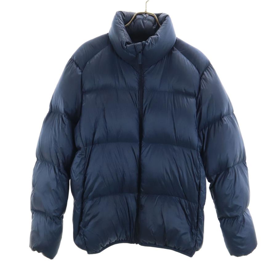 ユニクロ（UNIQLO） ウルトラライトダウンジャケット L ネイビー 収納