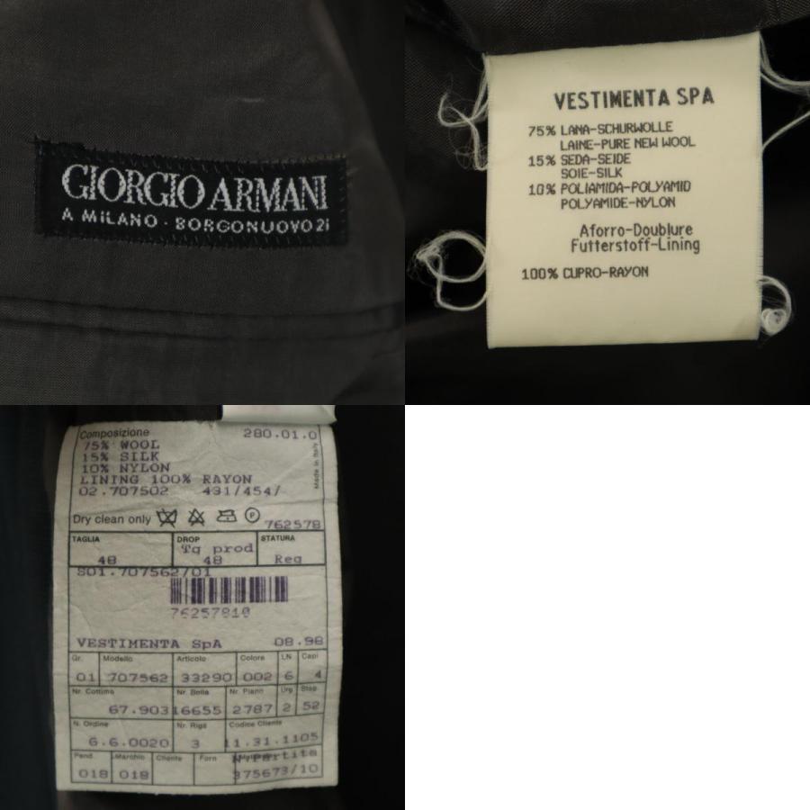 GIORGIO ARMANI ジョルジオアルマーニ イタリア製 ウールブレンド