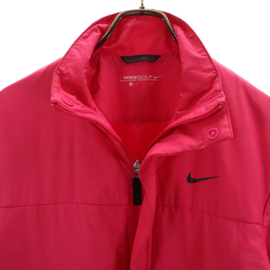 NIKE GOLF ナイキゴルフ 中綿ジャケット M ピンク メンズ 古着 中古