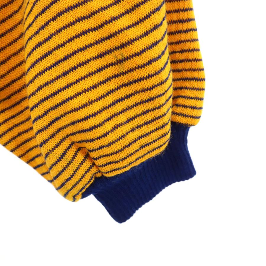 TOWNCRAFT（タウンクラフト） ボーダー柄 7分袖 タートルネック