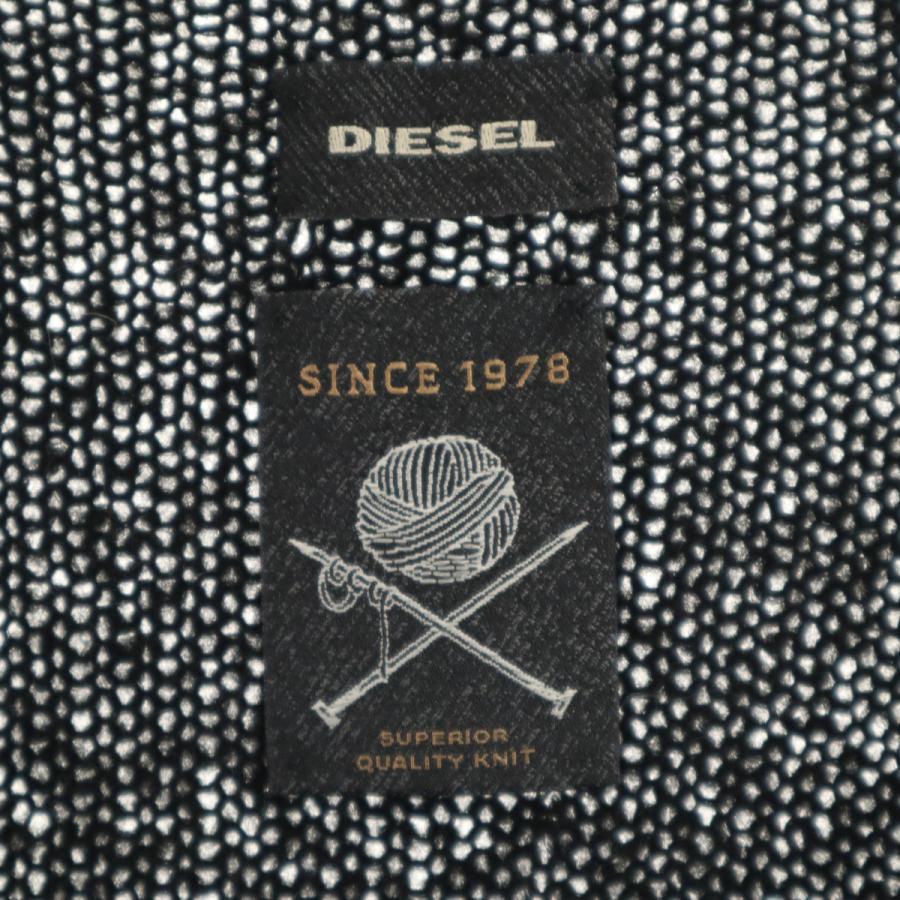 DIESEL ディーゼル イタリア製 ボーダー 長袖 ニットカーディガン L