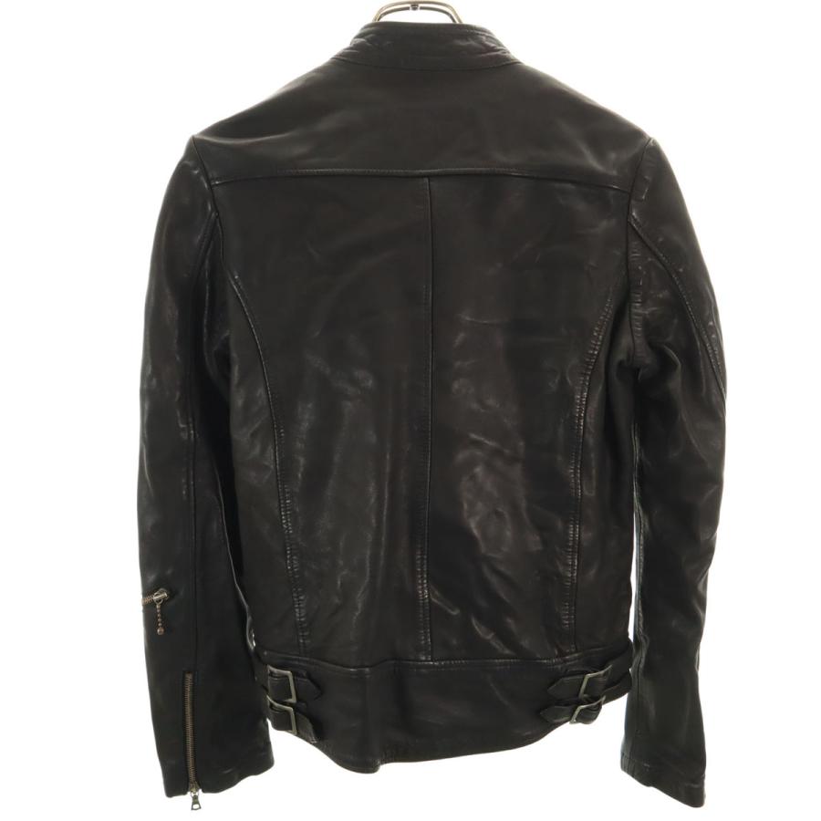 MACPHEE ライダースジャケット サイズ36 MACPHEE（マカフィー） 羊革レザー ライダースジャケット 36 ブラック